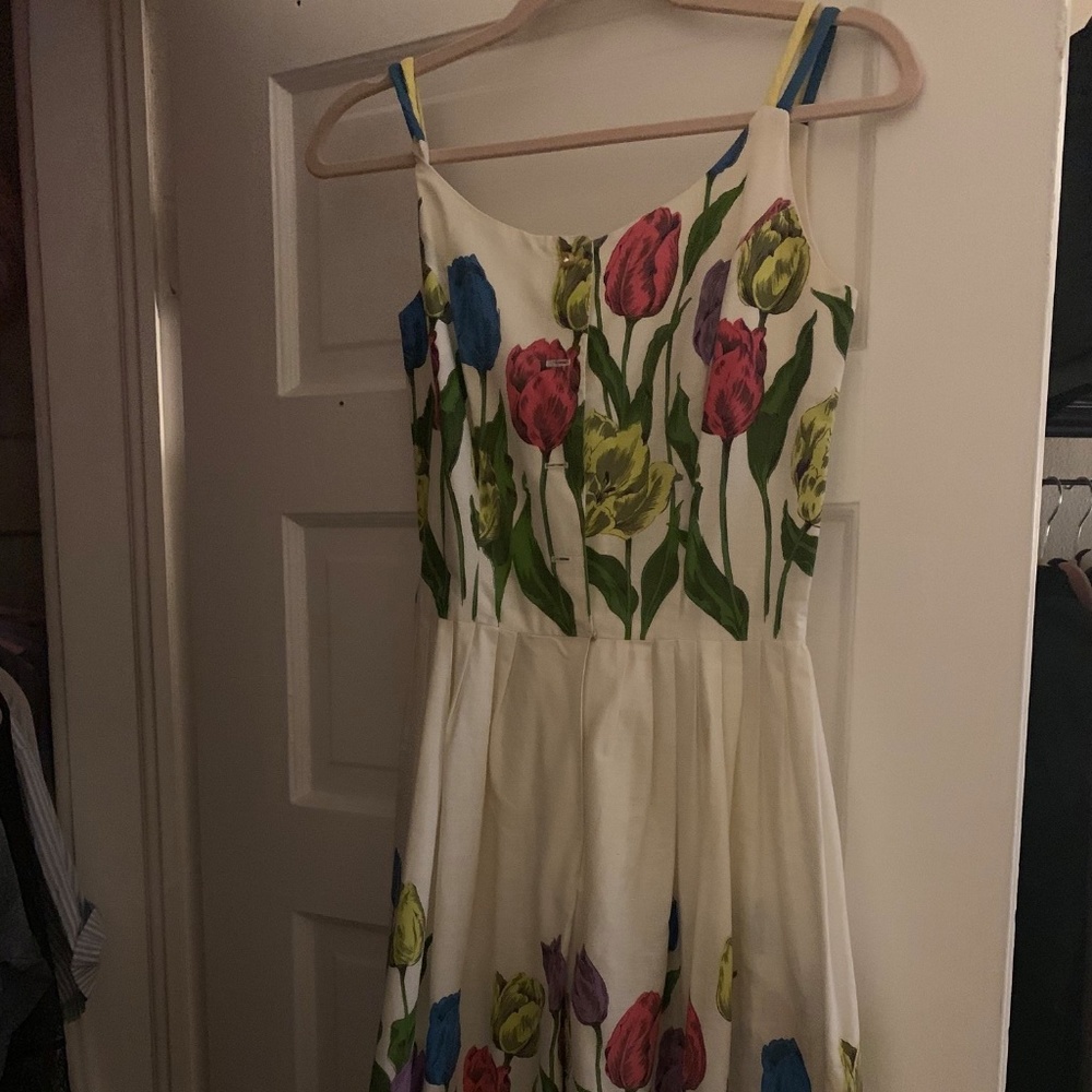 Vintage 1950 Floral Dress